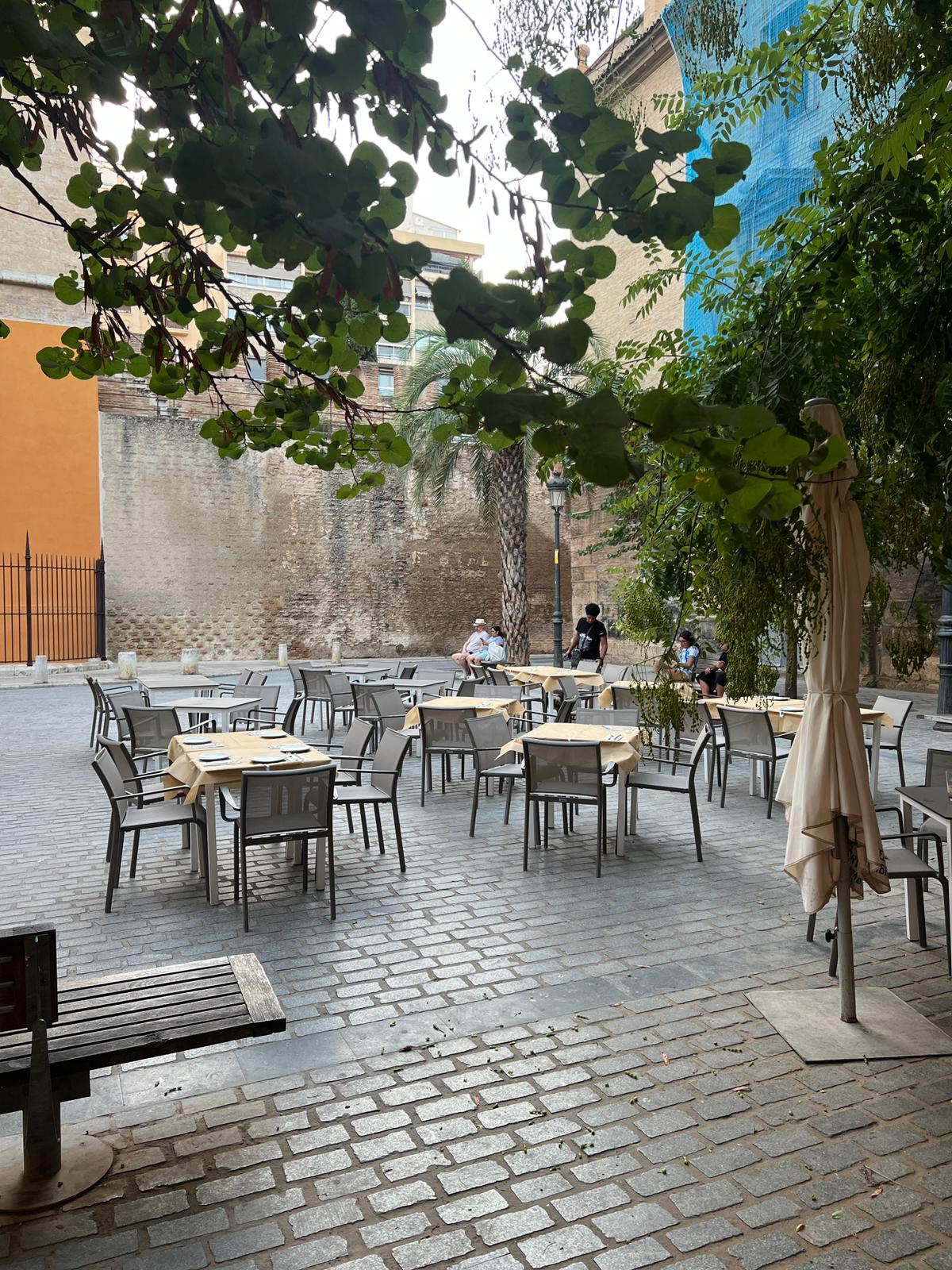 Terraza de La Pizca de Sal Valencia centro